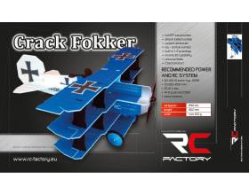 Crack Fokker Dr.1 Triplane, Red / Yellow2